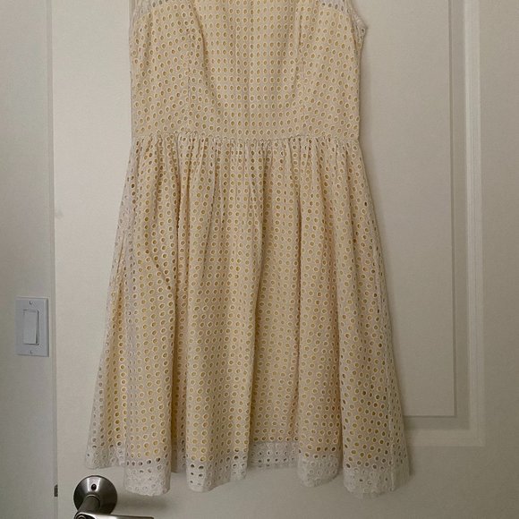 French Connection Eyelet Midi Lace Dress - Picture 2 of 5